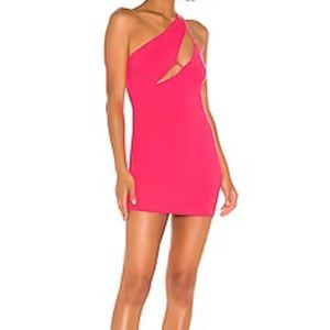 NWT Superdown hot pink cutout mini dress